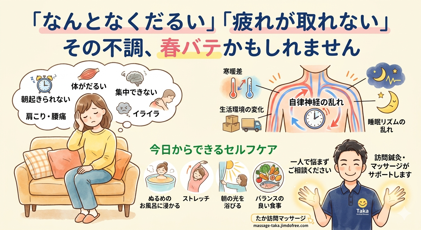春バテを撃退！自律神経を整える5つの方法