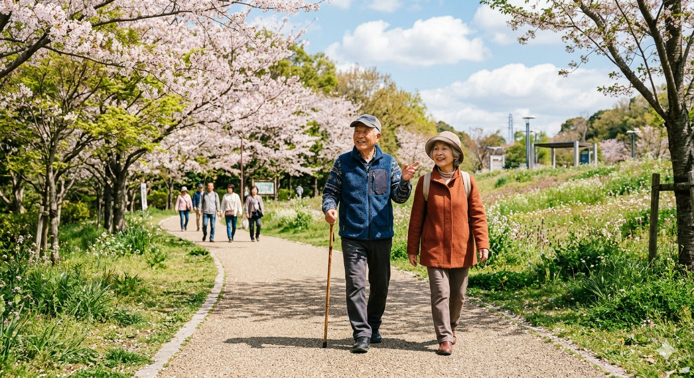 4/22はアースデイ！春の外歩きで健康長寿